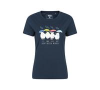 Mountain Warehouse Womens/Ladies Great British Weather T-Shirt - Navy - Navy - 18 UK - 100% Organic Cotton