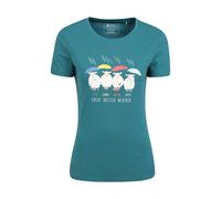 Mountain Warehouse Womens/Ladies Great British Weather T-Shirt - Teal - 16 UK - Teal