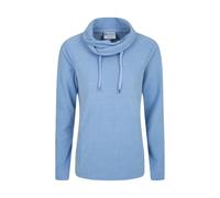 Mountain Warehouse Womens/Ladies Hebridean Cowl Neck Fleece Top (Pale Blue) - Size 20 UK
