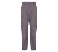 Mountain Warehouse Womens/Ladies Hiker Stretch Zip-Off Trousers (Charcoal) - Size 20 UK