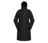 Mountain Warehouse Womens/Ladies Hilltop Extra Long Waterproof Jacket - Black - 14 UK - Black - 100% Polyester