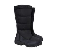 Mountain Warehouse Womens/Ladies Icey Long Snow Boots - Black - 4 UK - Black - 50% Synthetic/50% Textile