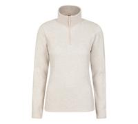 Mountain Warehouse Womens/Ladies Idris Half Zip Fleece Top - Beige - Beige - 16 UK