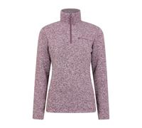 Mountain Warehouse Womens/Ladies Idris Half Zip Fleece Top - Burgundy - 18 UK - Burgundy - 100% Polyester