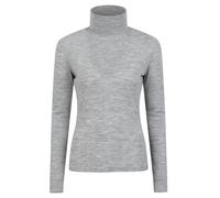 Mountain Warehouse Womens/Ladies Merino Wool Roll Neck Base Layer Top - Light Grey - 6 UK - Light Grey - 80% Merino Wool/20% Polyester