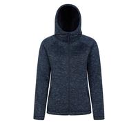 Mountain Warehouse Womens/Ladies Nevis Faux Fur Lined Full Zip Hoodie (Navy) - Size 6 UK