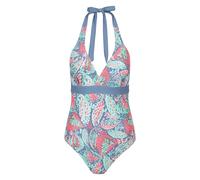Mountain Warehouse Womens/Ladies Ocean Notion Patterned One Piece Swimsuit (Green) - Size 20 UK