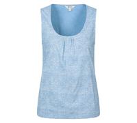 Mountain Warehouse Womens/Ladies Orchid Floral Tank Top (Pale Blue) Viscose - Size 6 UK