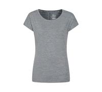 Mountain Warehouse Womens/Ladies Panna II UV Protection Loose T-Shirt - Grey - Grey - 4 UK - 89% Polyester/11% Elastane