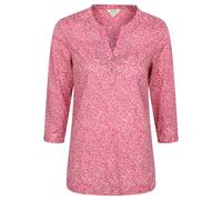 Mountain Warehouse Womens/Ladies Petra Floral 3/4 Sleeve Shirt - Bright Pink - 20 UK - Bright Pink - 100% Cotton
