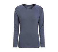 Mountain Warehouse Womens/Ladies Quick Dry Long-Sleeved Top - Dark Grey - 10 UK - Dark Grey - 95% Polyester/5% Elastane