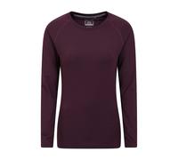 Mountain Warehouse Womens/Ladies Quick Dry Long-Sleeved Top - Dark Purple - 20 UK - Dark Purple - 95% Polyester/5% Elastane