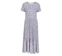 Mountain Warehouse Womens/Ladies Sardinia Flowers Tiered Dress (Grey) - Size 12 UK