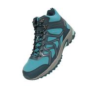Mountain Warehouse Womens/Ladies Shadow Softshell Walking Boots - Teal - 4 UK - Teal - 50% Synthetic/50% Textile