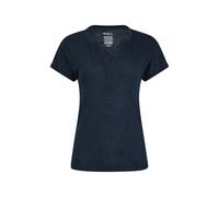 Mountain Warehouse Womens/Ladies Skye Slub Quick Dry T-Shirt - Navy - Navy - 8 UK