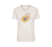 Mountain Warehouse Womens/Ladies Sunflower Relaxed Fit T-Shirt (Light Beige) Cotton - Size 16 UK