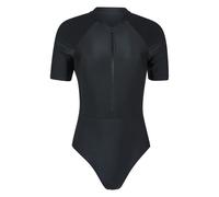 Mountain Warehouse Womens/Ladies Surfer Short-Sleeved One Piece Swimsuit - Black - 14 UK - Black - 100% Mixed