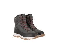 Mountain Warehouse Womens/Ladies Tundra Leather Snow Boots (Khaki) - Size UK 6