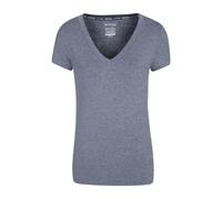 Mountain Warehouse Womens/Ladies Vitality V Neck T-Shirt - Navy - Navy - 12 UK - 90% Polyester/10% Elastane