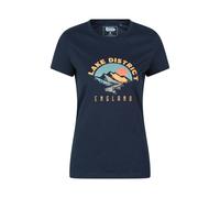 Mountain Warehouse Womens Lake District Sunrise T-Shirt - Navy - 18 UK - Navy - 100% Cotton