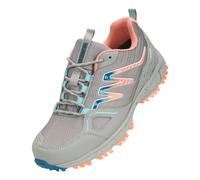 Mountain Warehouse Womens Lakeside Walking Shoes - Light Grey - 9 UK - Light Grey - 40% Mesh/40% Synthetic/10% Rubber/10% Phylon