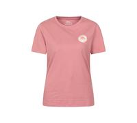 Mountain Warehouse Womens Landscape T-Shirt - Pale Pink - 12 UK - Pale Pink - 100% Organic Cotton