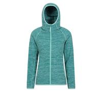 Mountain Warehouse Women's Lleyn II Melange Full Zip Hoodie - Teal - Teal - 18 UK