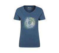 Mountain Warehouse Womens London Short-Sleeved T-Shirt - Navy - 18 UK - Navy - 100% Organic Cotton