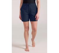 Mountain Warehouse Womens Long Boardshorts Drawcord Fastening Quick Dry Swimming Trunks Dark Blue - Size 14 UK