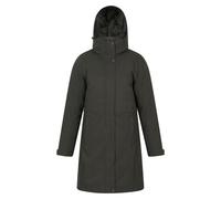 Mountain Warehouse Womens Luna 3 in 1 Long Waterproof Jacket - Khaki Green - 18 UK - Khaki Green - 100% Mixed