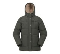 Mountain Warehouse Womens Manta Borg Lined Padded Jacket - Khaki Green - 18 UK - Khaki Green - 100% Polyester