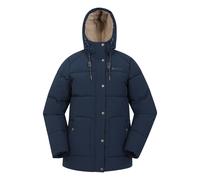 Mountain Warehouse Womens Manta Borg Lined Padded Jacket - Navy - 18 UK - Navy - 100% Polyester