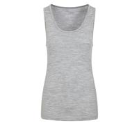 Mountain Warehouse Womens Merino Wool Cami Vest Top - Light Grey - 4 UK - Light Grey - 80% Merino Wool/20% Polyester