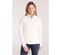 Mountain Warehouse Raso Womens Fleece - Soft Touch Ladies Sweater Top with Full Zip, Microfleece - Best for Daily Use, Outdoors & Travelling Beige Women's Size 10