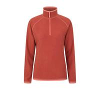 Mountain Warehouse Womens Montana Half Zip Fleece Top - Burnt Orange - 6 UK - Burnt Orange - 100% Polyester