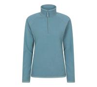 Mountain Warehouse Womens Montana Half Zip Fleece Top - Corn Blue - 4 UK - Corn Blue - 100% Polyester