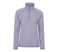 Mountain Warehouse Womens Montana Half Zip Fleece Top - Dusky Purple - 16 UK - Dusky Purple - 100% Polyester