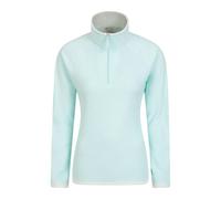 Mountain Warehouse Women's Montana Half Zip Fleece Top - Mint - 12 UK - Mint - 100% Polyester
