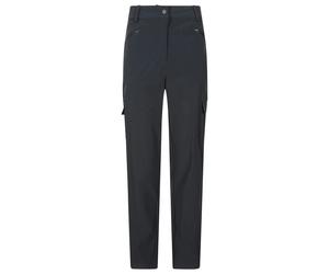 Mountain Warehouse Womens Monte Cargo Hiking Trousers - Black - Black - 12 UK - 88% Polyamide/12% Elastane