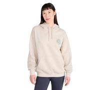 Mountain Warehouse Women's Mountain Collage Relaxed Fit Hoodie - Beige - Beige - 20 UK - 67% Cotton/32% Polyester/1% Viscose