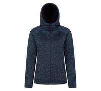 Mountain Warehouse Women's Nevis Faux Fur Lined Full Zip Hoodie - Navy - Navy - 6 UK