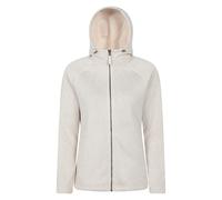 Mountain Warehouse Women's Nevis Full Zip Hoodie - Beige - Beige - 14 UK