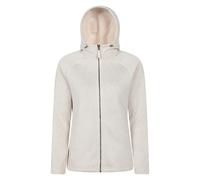 Mountain Warehouse Women's Nevis Full Zip Hoodie - Beige - Beige - 18 UK