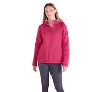 Mountain Warehouse Womens Nevis Fur Hoodie - Soft, Warm, Chin Guard & Fleece Lining with Adjustable Hood & Pockets- Ideal For Winter Bright Pink (Fur Lined) Women's Size 18