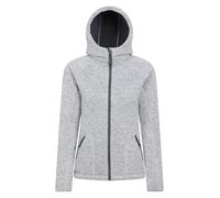 Mountain Warehouse Womens Nevis Fur Hoodie - Soft, Warm, Chin Guard & Fleece Lining with Adjustable Hood & Pockets- Ideal For Winter Grey (Fur Lined) Women's Size 10