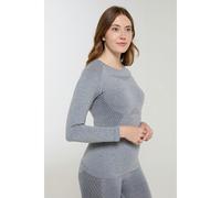 Mountain Warehouse Womens Off Piste II Base Layer Top - Light Grey - S - Light Grey - 58% Polyamide/37% Polyester/5% Elastane