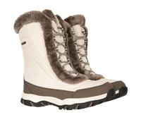 Mountain Warehouse Women's Ohio Snow Boots - Beige - Beige - 6 UK - 90% Synthetic/5% Rubber/5% Thinsulate