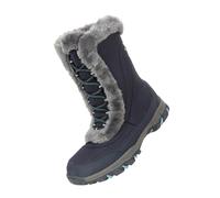 Mountain Warehouse Women's Ohio Snow Boots - Blue - Blue - 4 UK - 90% Synthetic/5% Rubber/5% Thinsulate