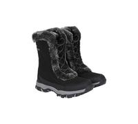 Mountain Warehouse Womens Ohio Snow Boots - Jet Black - 6 UK - Jet Black - 90% Synthetic/5% Rubber/5% Thinsulate