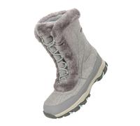 Mountain Warehouse Women's Ohio Snow Boots - Silver - Silver - 4 UK - 90% Synthetic/5% Rubber/5% Thinsulate